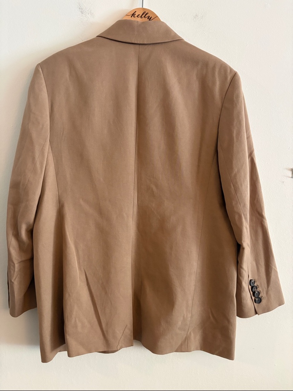 Everlane The 80s Oversized Blazer Women’s Size 8 in Ash Brown - Picture 3 of 10